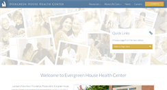 Desktop Screenshot of evergreenhousehealthcenter.com